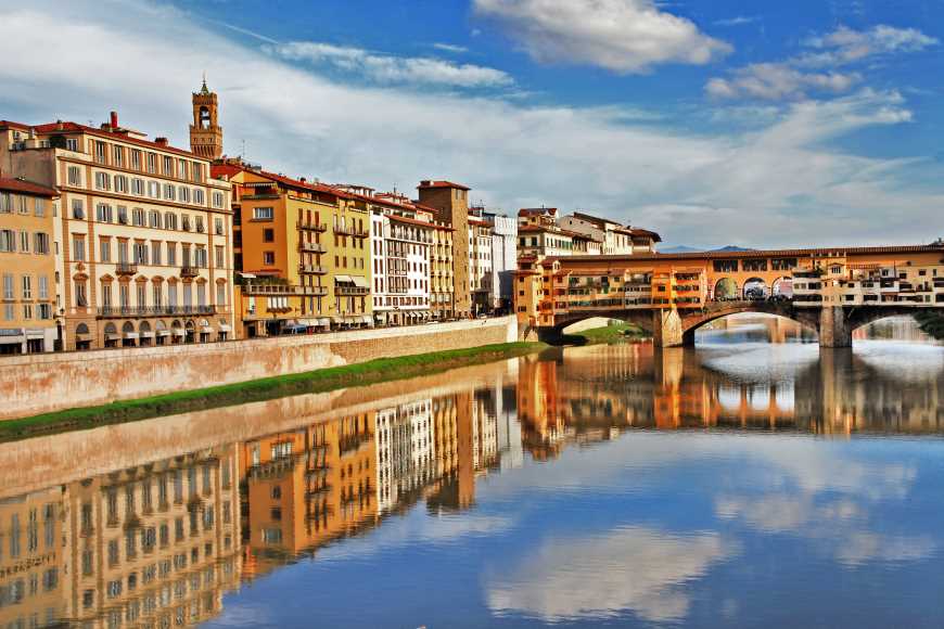 ponte veccio view from hotel